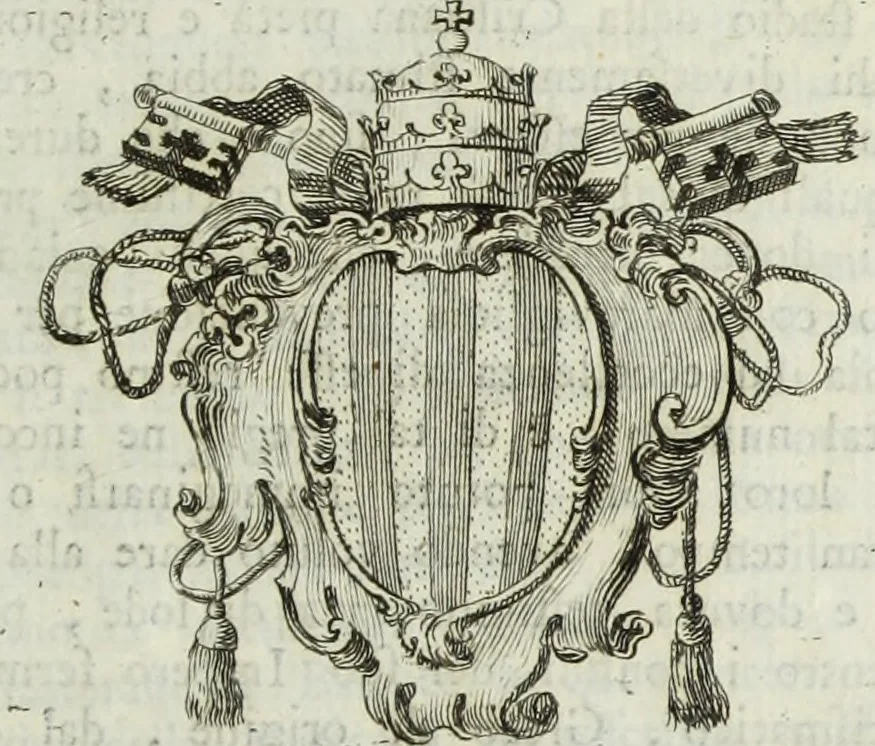An illustration from Notizie storiche delle chiese e monasteri di Venezia, e di Torcello : tratte dalle chiese veneziane, e torcellane, 1758, leaf 10