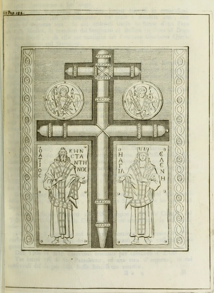 An illustration from Notizie storiche delle chiese e monasteri di Venezia, e di Torcello : tratte dalle chiese veneziane, e torcellane, 1758, leaf 256
