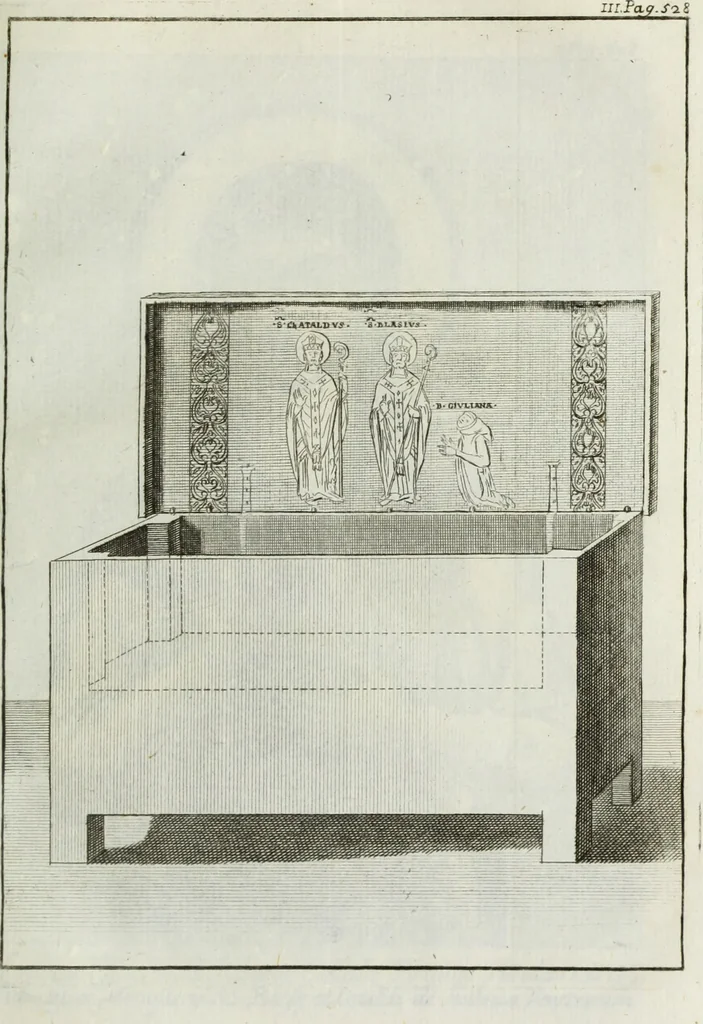 An illustration from Notizie storiche delle chiese e monasteri di Venezia, e di Torcello : tratte dalle chiese veneziane, e torcellane, 1758, leaf 604