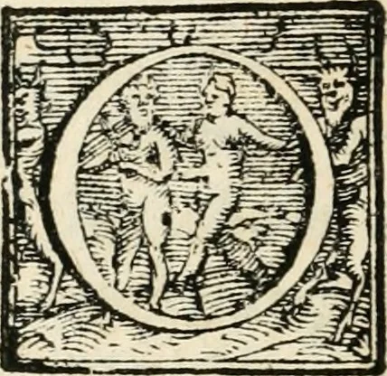 An illustration from Notte d'amore del s. Francesco Cini : rappresentata tra danze nelle nozze del sereniss. d. Cosimo de Medici, principe di Toscana e della serenissima arcidvchessa Maria Maddalena d'Avstria : in Firenze, l'anno MDCVIII, 1608, leaf 9