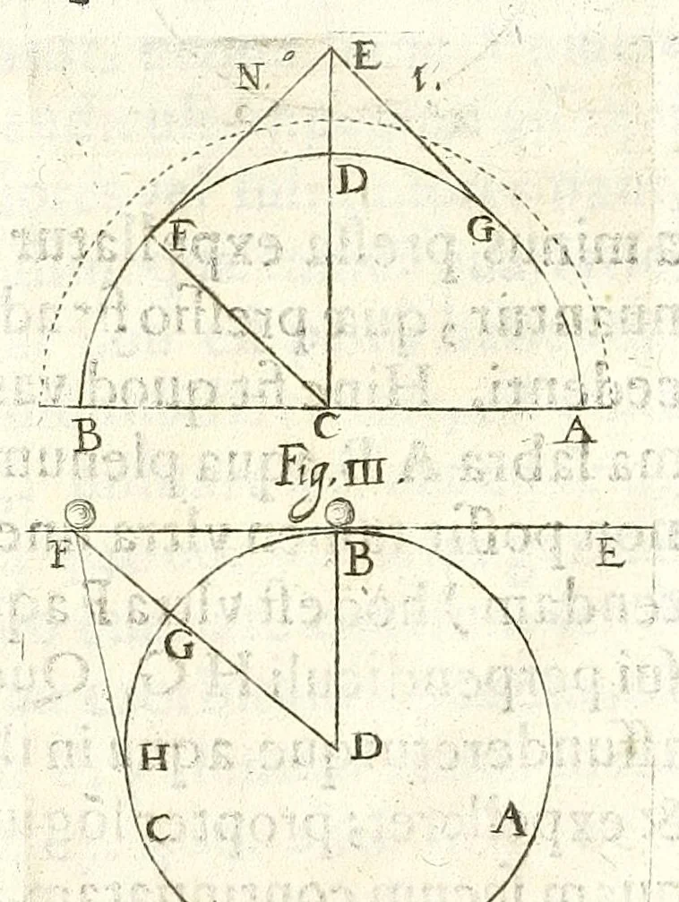 An illustration from Noua et amaenior de admirando fontium genio (ex abditas naturae claustris, in orbis lucem emanante) philosophia : perenne fluere iussa, 1659, leaf 45