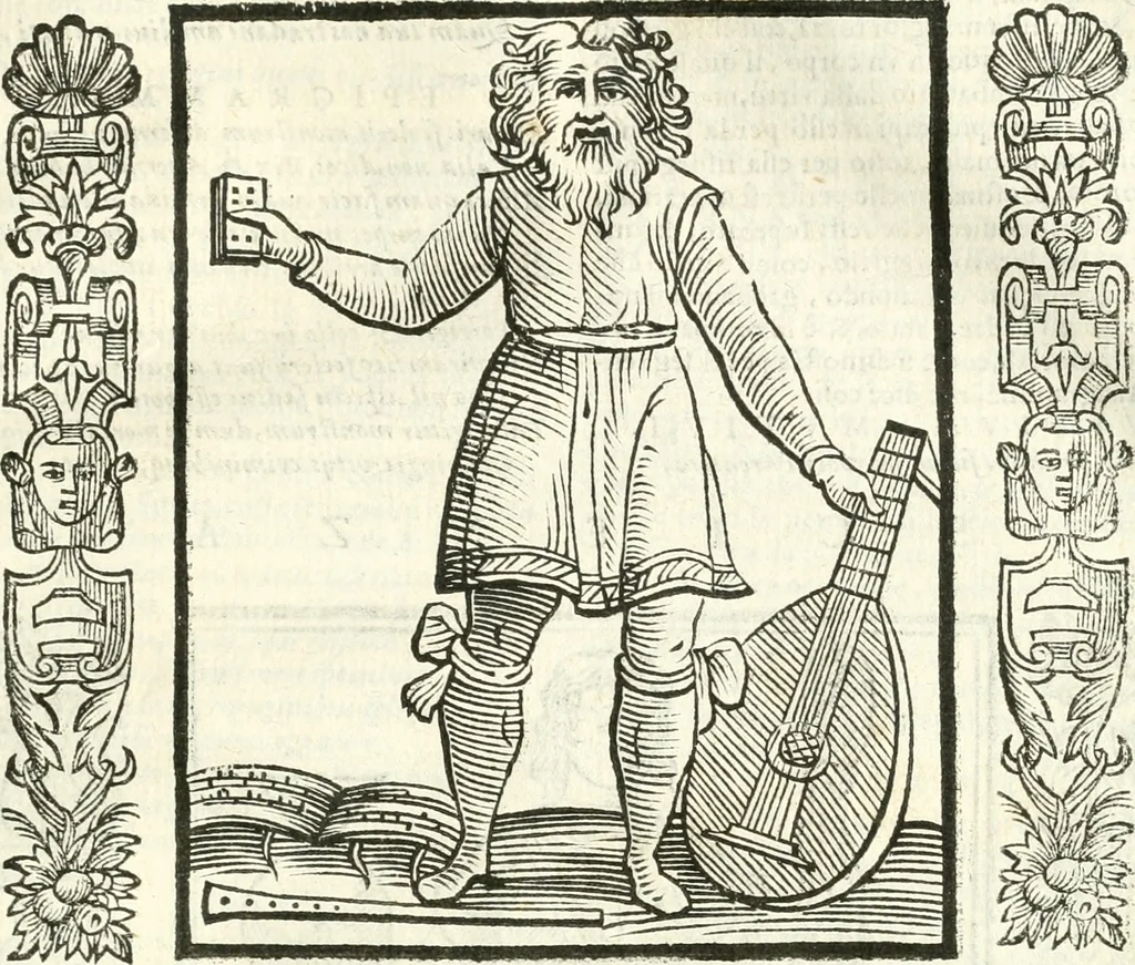 An illustration from Noua iconologia di Cesare Ripa perugino, caualier de SS. Mauritio & Lazzaro. Nella quale si descriuono diuerse imagini di virtù, vitij, affetti, passioni humane, arti, discipline, humori, elementi, corpi celesti, prouincie d'Italia, fiumi, tutte le parti del mondo, ed'altre infinite materie. Opera vtile ad oratori, predicatori, poeti, pittori, scultori, disegnatori, e ad'ogni studioso. Per inuentar concetti, emblemi, ed imprese, per diuisare qualsiuoglia apparato nuttiale, funerale, trionfale. Per rappresentar poemi drammatici, e per figurare co'suoi propij simboli ciò, che puo cadere in pensiero humano. Ampliata vltimamente dallo stesso auttore di trecento imagini, e arricchita di molti discorsi pieni di varia eruditione; con nuoui intagli, & con molti indici copiosi, 1618, leaf 512