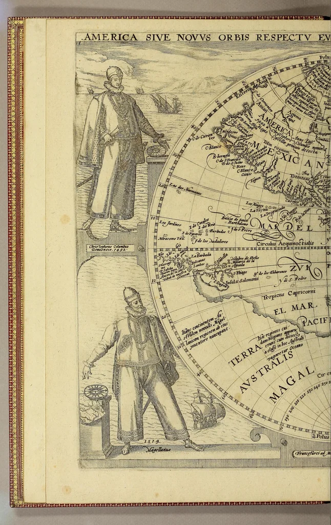 An illustration from Noui Orbis pars duodecima. Sive Descriptio Indiae Occidentalis,, 1624, leaf 12