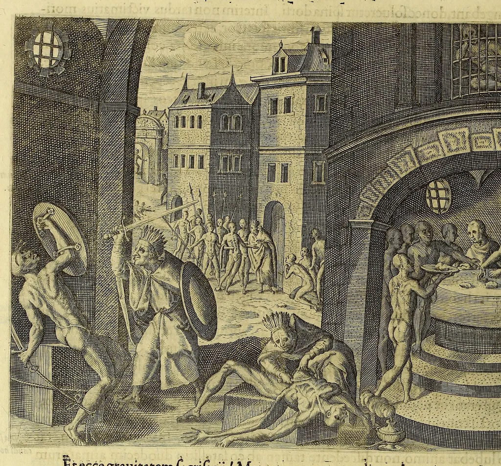 An illustration from Noui Orbis pars duodecima. Sive Descriptio Indiae Occidentalis,, 1624, leaf 278
