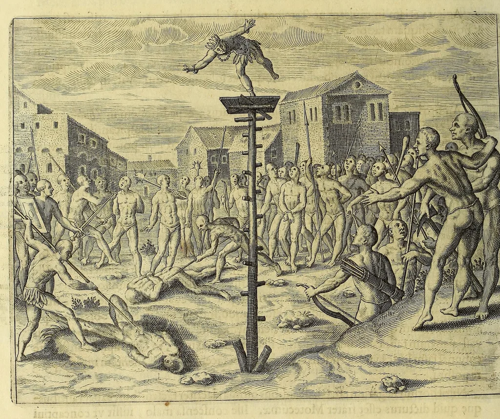 An illustration from Noui Orbis pars duodecima. Sive Descriptio Indiae Occidentalis,, 1624, leaf 332