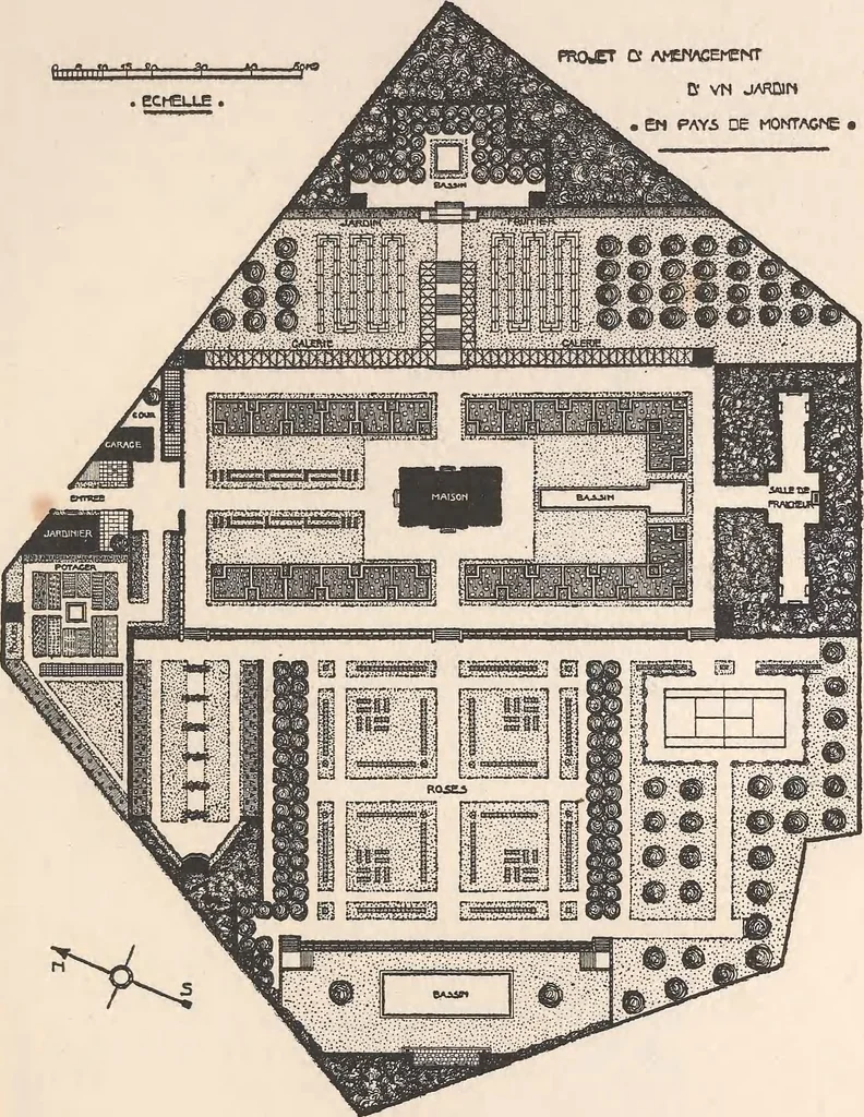 An illustration from Le nouveau jardin, 1912, leaf 110