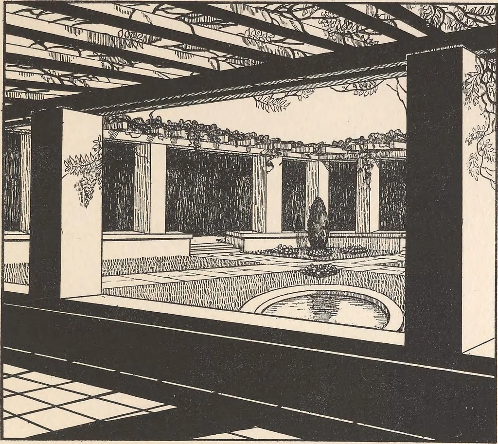 An illustration from Le nouveau jardin, 1912, leaf 132