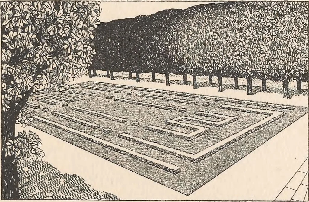 An illustration from Le nouveau jardin, 1912, leaf 176