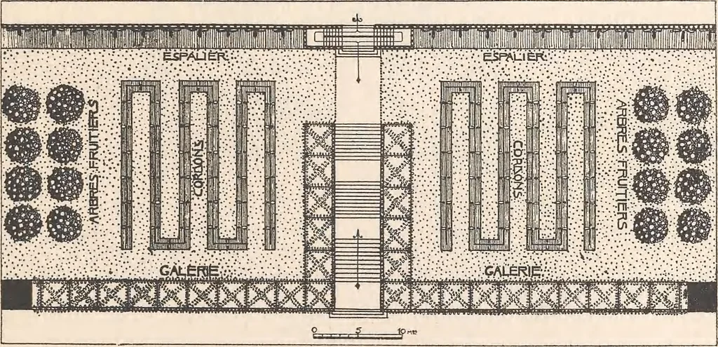 An illustration from Le nouveau jardin, 1912, leaf 210