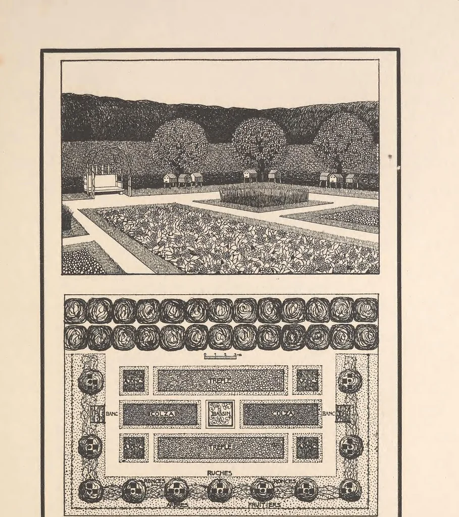 An illustration from Le nouveau jardin, 1912, leaf 242
