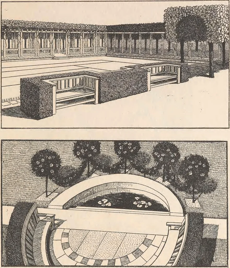 An illustration from Le nouveau jardin, 1912, leaf 296