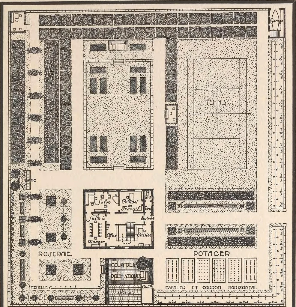 An illustration from Le nouveau jardin, 1912, leaf 56