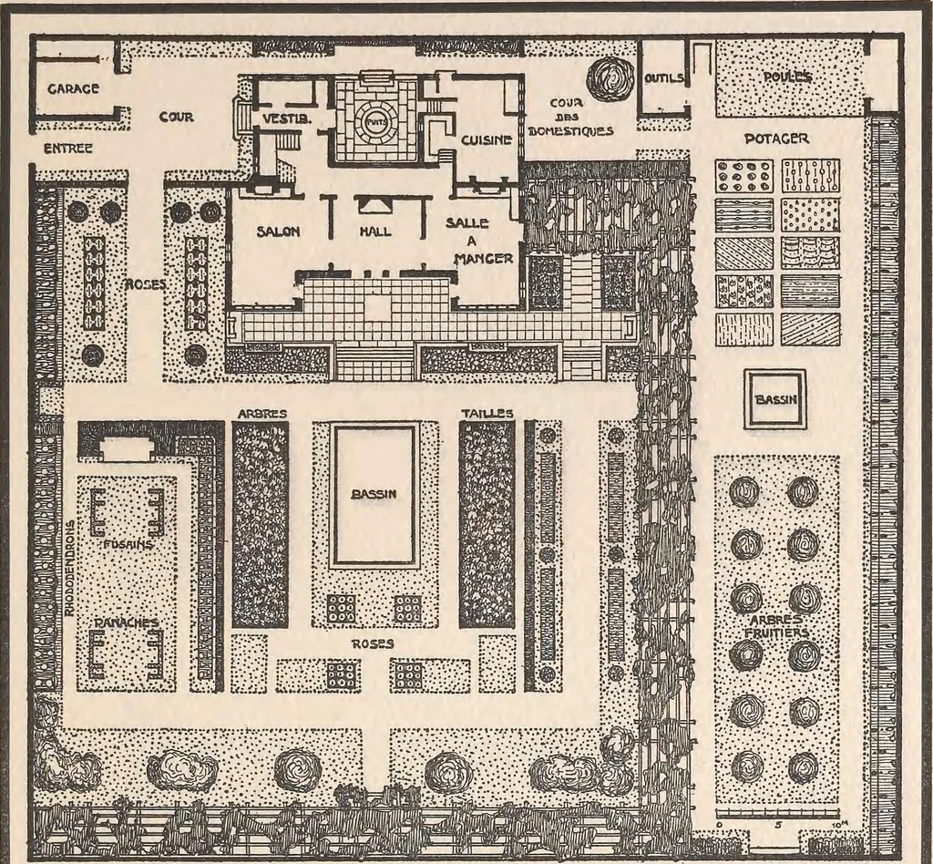 An illustration from Le nouveau jardin, 1912, leaf 74