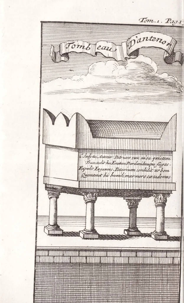 An illustration from Nouveau voyage d'Italie, avec un memoire contenant des avis utiles à ceux qui voudront faire le mesme voyage, 1698, leaf 218