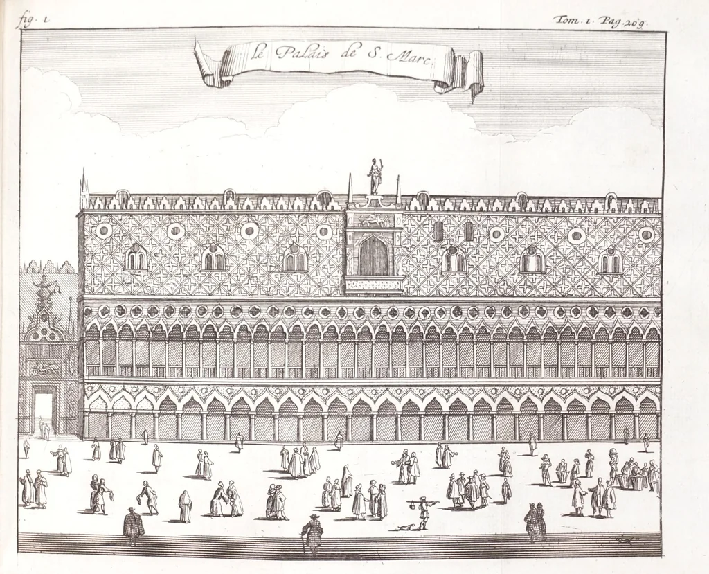 An illustration from Nouveau voyage d'Italie, avec un memoire contenant des avis utiles à ceux qui voudront faire le mesme voyage, 1698, leaf 259