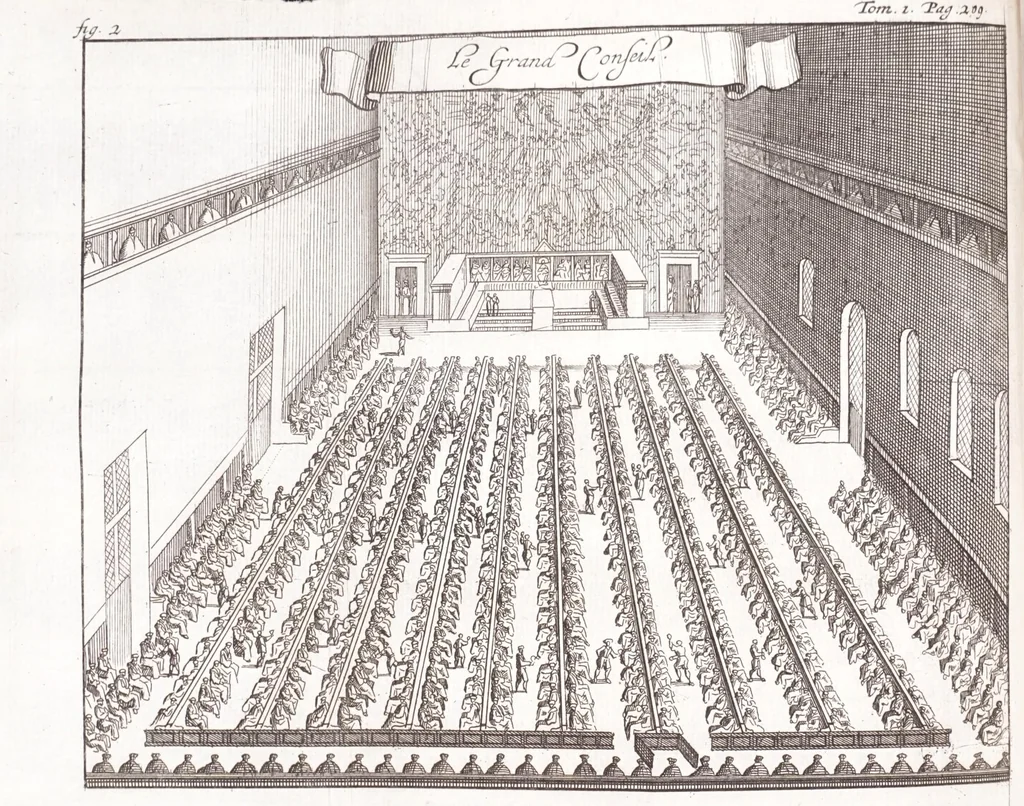 An illustration from Nouveau voyage d'Italie, avec un memoire contenant des avis utiles à ceux qui voudront faire le mesme voyage, 1698, leaf 262