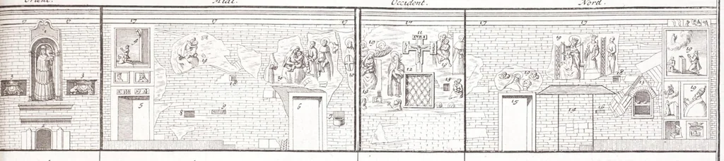 An illustration from Nouveau voyage d'Italie, avec un memoire contenant des avis utiles à ceux qui voudront faire le mesme voyage, 1698, leaf 383