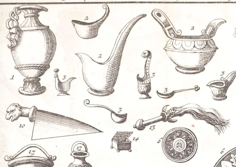An illustration from Nouveau voyage d'Italie, avec un memoire contenant des avis utiles à ceux qui voudront faire le mesme voyage, 1694, leaf 173