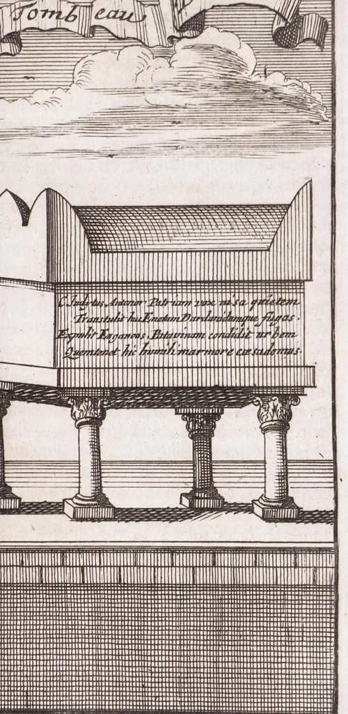 An illustration from Nouveau voyage d'Italie, avec un memoire contenant des avis utiles à ceux qui voudront faire le mesme voyage, 1694, leaf 189