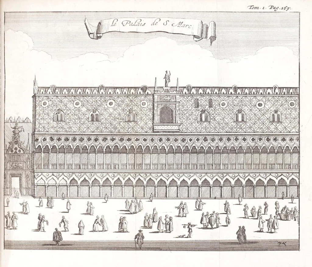 An illustration from Nouveau voyage d'Italie, avec un memoire contenant des avis utiles à ceux qui voudront faire le mesme voyage, 1694, leaf 227