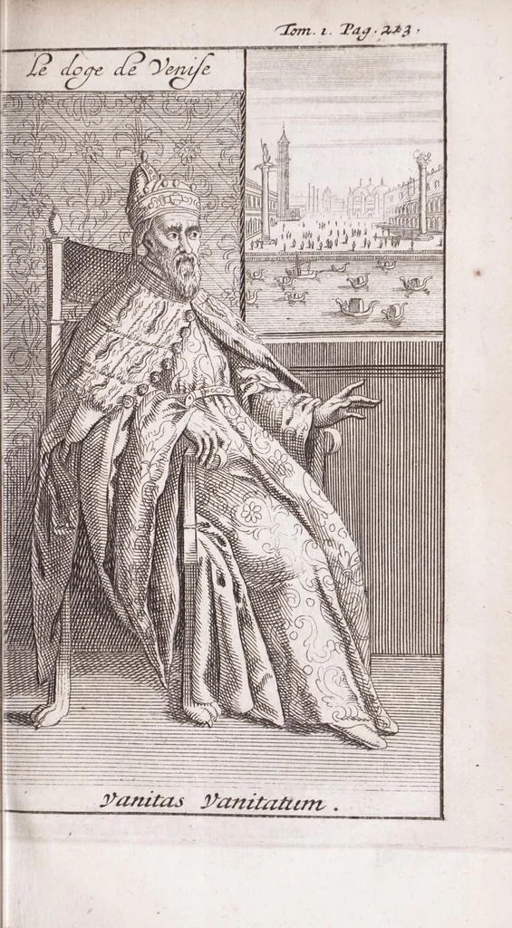 An illustration from Nouveau voyage d'Italie, avec un memoire contenant des avis utiles à ceux qui voudront faire le mesme voyage, 1694, leaf 283