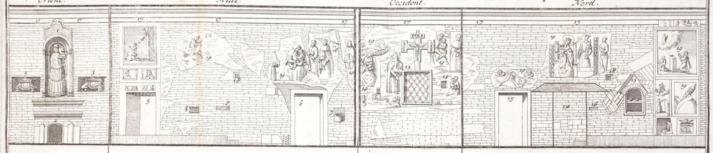 An illustration from Nouveau voyage d'Italie, avec un memoire contenant des avis utiles à ceux qui voudront faire le mesme voyage, 1694, leaf 311