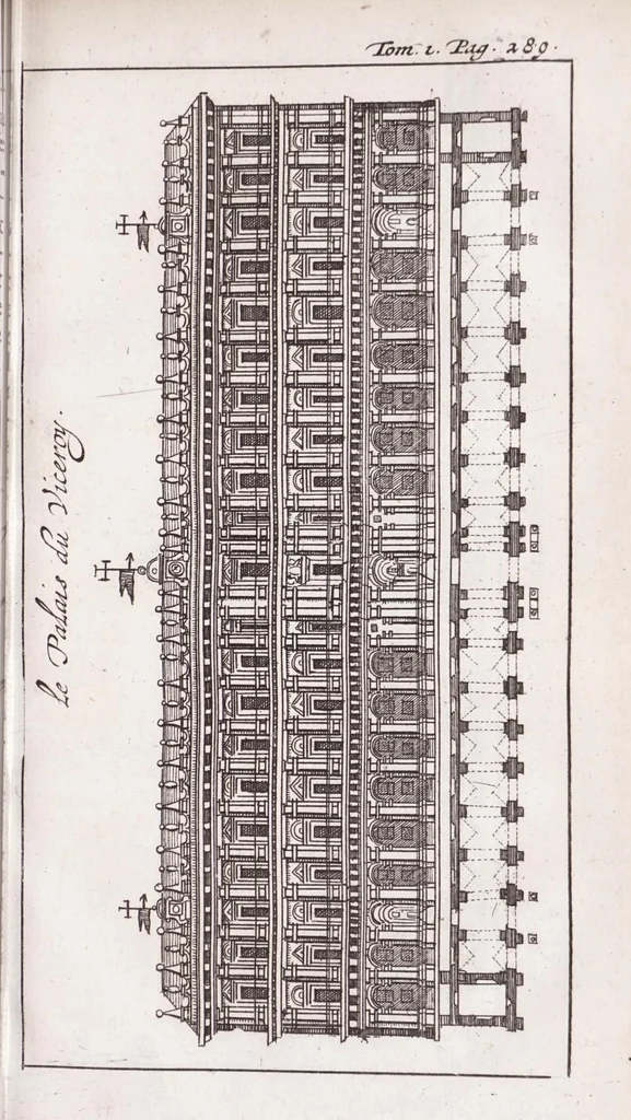 An illustration from Nouveau voyage d'Italie, avec un memoire contenant des avis utiles à ceux qui voudront faire le mesme voyage, 1694, leaf 381