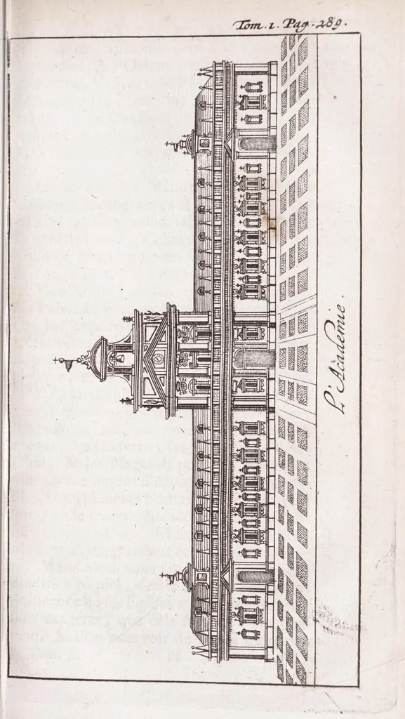 An illustration from Nouveau voyage d'Italie, avec un memoire contenant des avis utiles à ceux qui voudront faire le mesme voyage, 1694, leaf 383