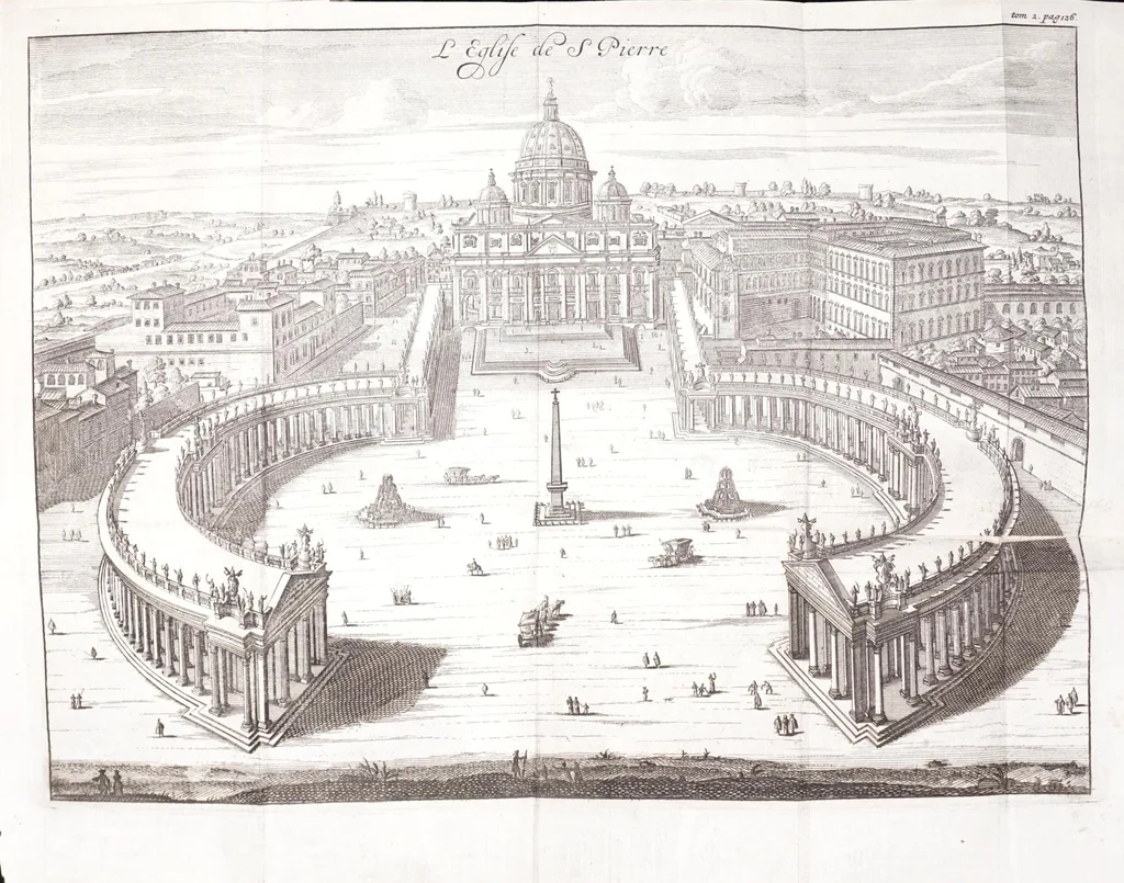 An illustration from Nouveau voyage d'Italie, avec un memoire contenant des avis utiles à ceux qui voudront faire le mesme voyage, 1698, leaf 159