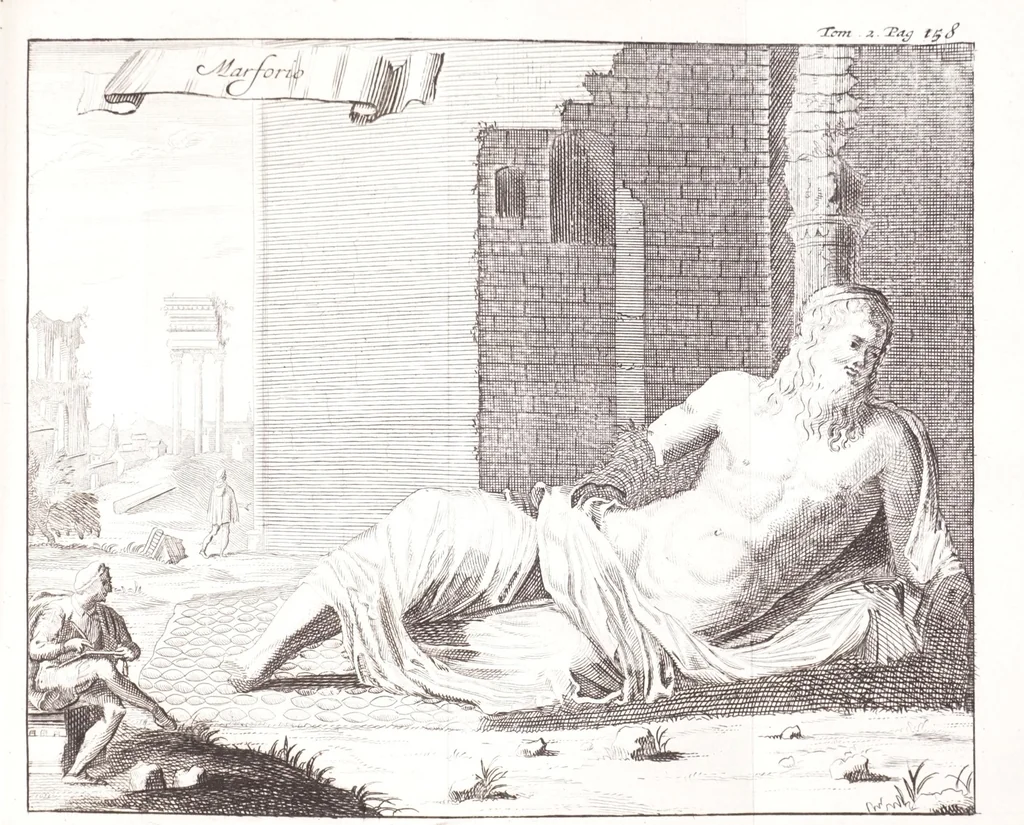 An illustration from Nouveau voyage d'Italie, avec un memoire contenant des avis utiles à ceux qui voudront faire le mesme voyage, 1698, leaf 201