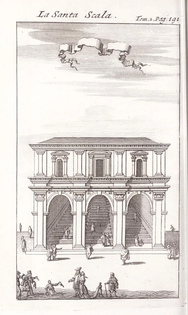 An illustration from Nouveau voyage d'Italie, avec un memoire contenant des avis utiles à ceux qui voudront faire le mesme voyage, 1698, leaf 236