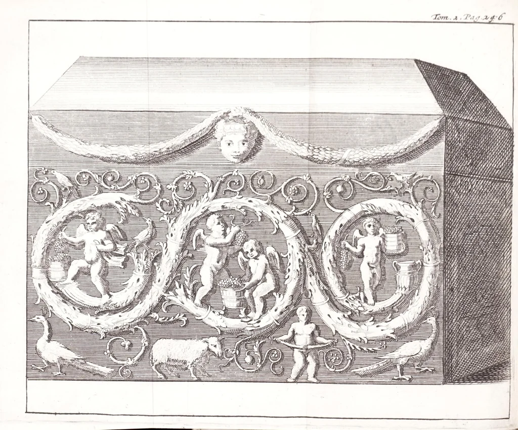 An illustration from Nouveau voyage d'Italie, avec un memoire contenant des avis utiles à ceux qui voudront faire le mesme voyage, 1698, leaf 310
