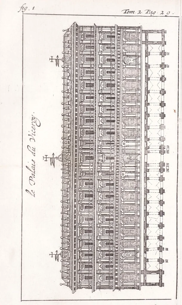 An illustration from Nouveau voyage d'Italie, avec un memoire contenant des avis utiles à ceux qui voudront faire le mesme voyage, 1698, leaf 40