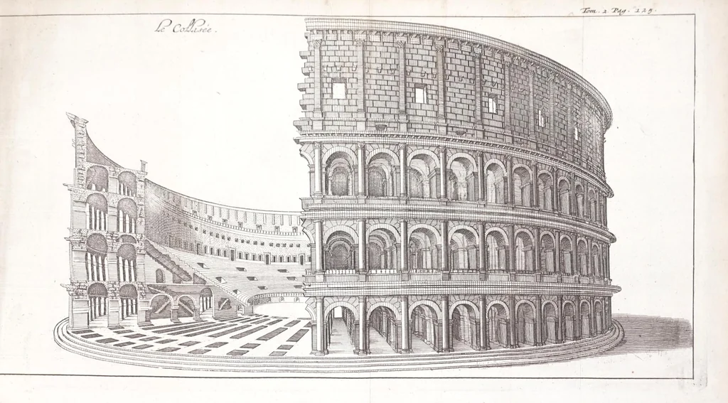 An illustration from Nouveau voyage d'Italie, avec un memoire contenant des avis utiles à ceux qui voudront faire le mesme voyage, 1694, leaf 159