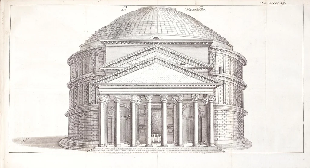 An illustration from Nouveau voyage d'Italie, avec un memoire contenant des avis utiles à ceux qui voudront faire le mesme voyage, 1694, leaf 27