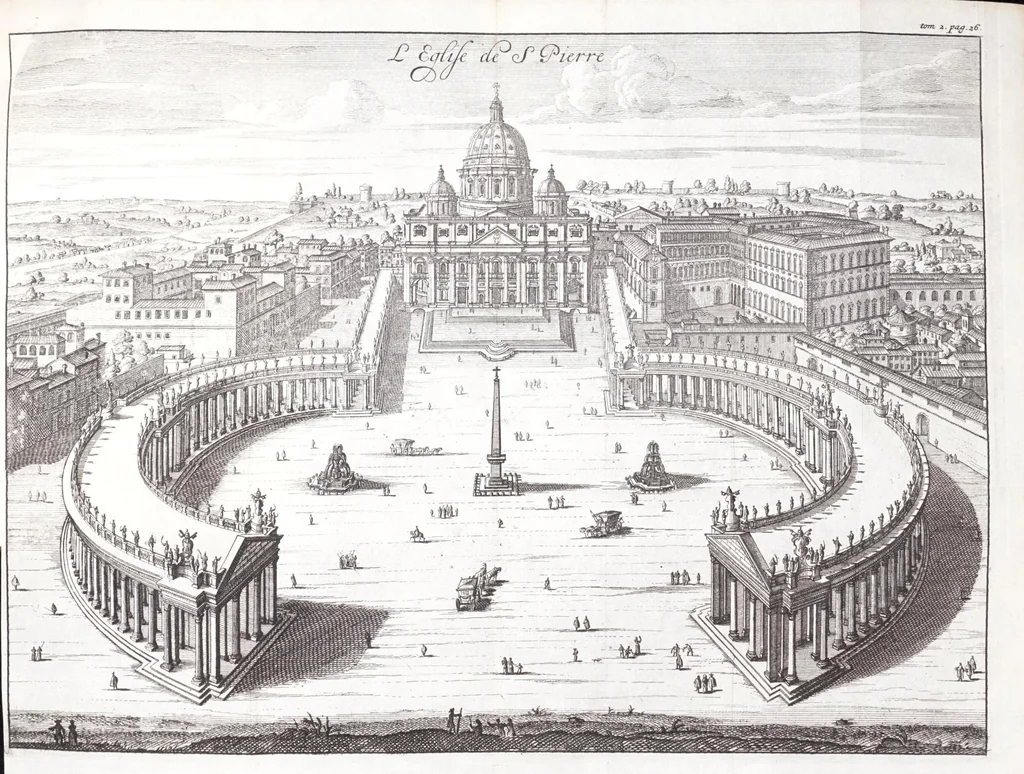 An illustration from Nouveau voyage d'Italie, avec un memoire contenant des avis utiles à ceux qui voudront faire le mesme voyage, 1694, leaf 33