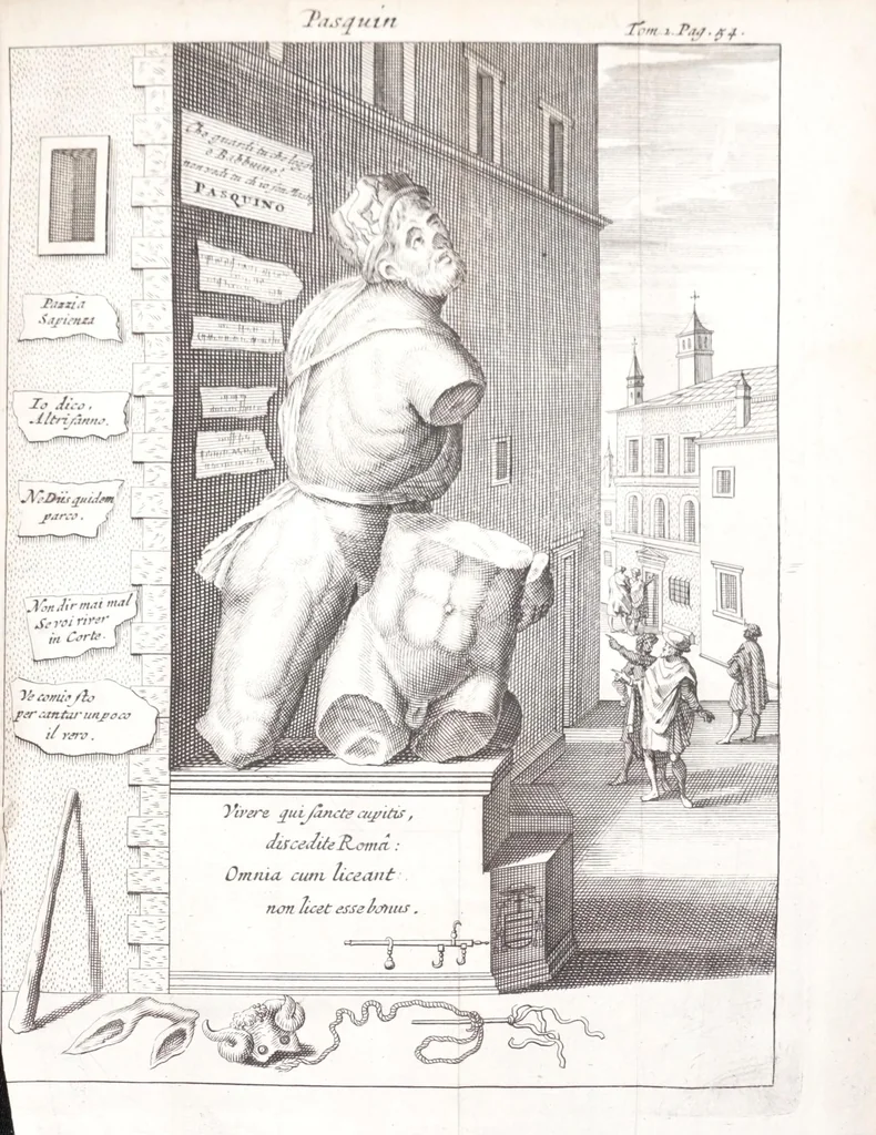 An illustration from Nouveau voyage d'Italie, avec un memoire contenant des avis utiles à ceux qui voudront faire le mesme voyage, 1694, leaf 71