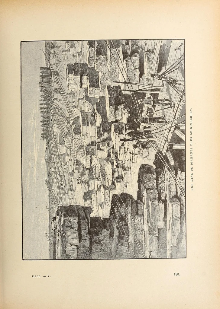 An illustration from Nouvelle géographie moderne des cinq parties du monde, 1890, leaf 205