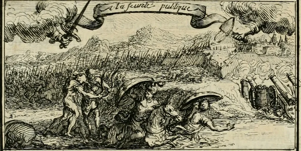 An illustration from Nouvelle maniere de fortifier les places, 1683, leaf 62