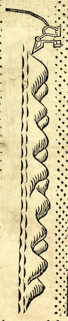 An illustration from Nouvelle maniere de fortification par escluses, 1618, leaf 59