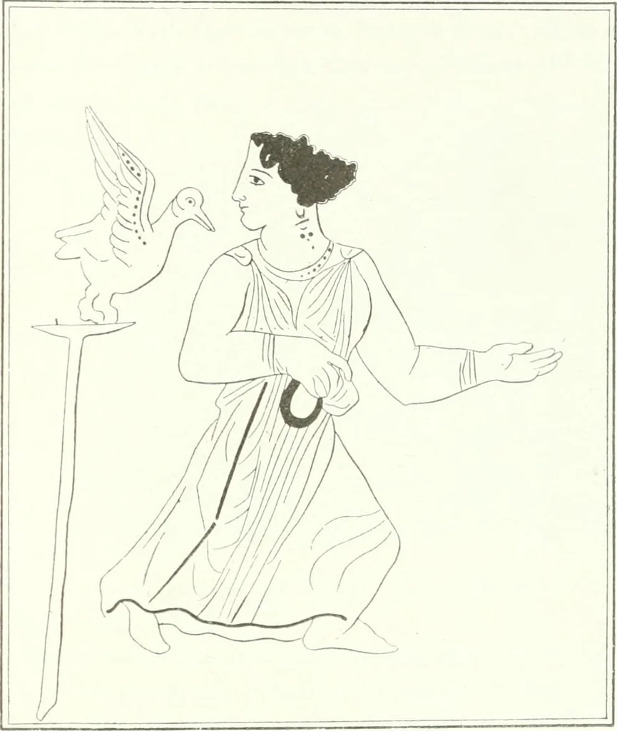 An illustration from Nouvelle mythologie illustrée, 1920, leaf 102