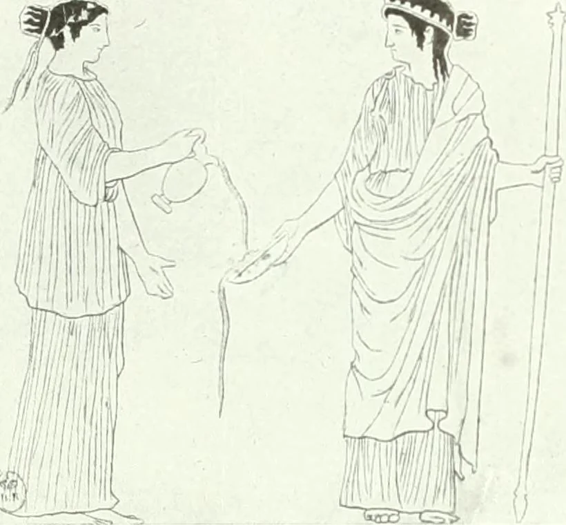 An illustration from Nouvelle mythologie illustrée, 1920, leaf 103