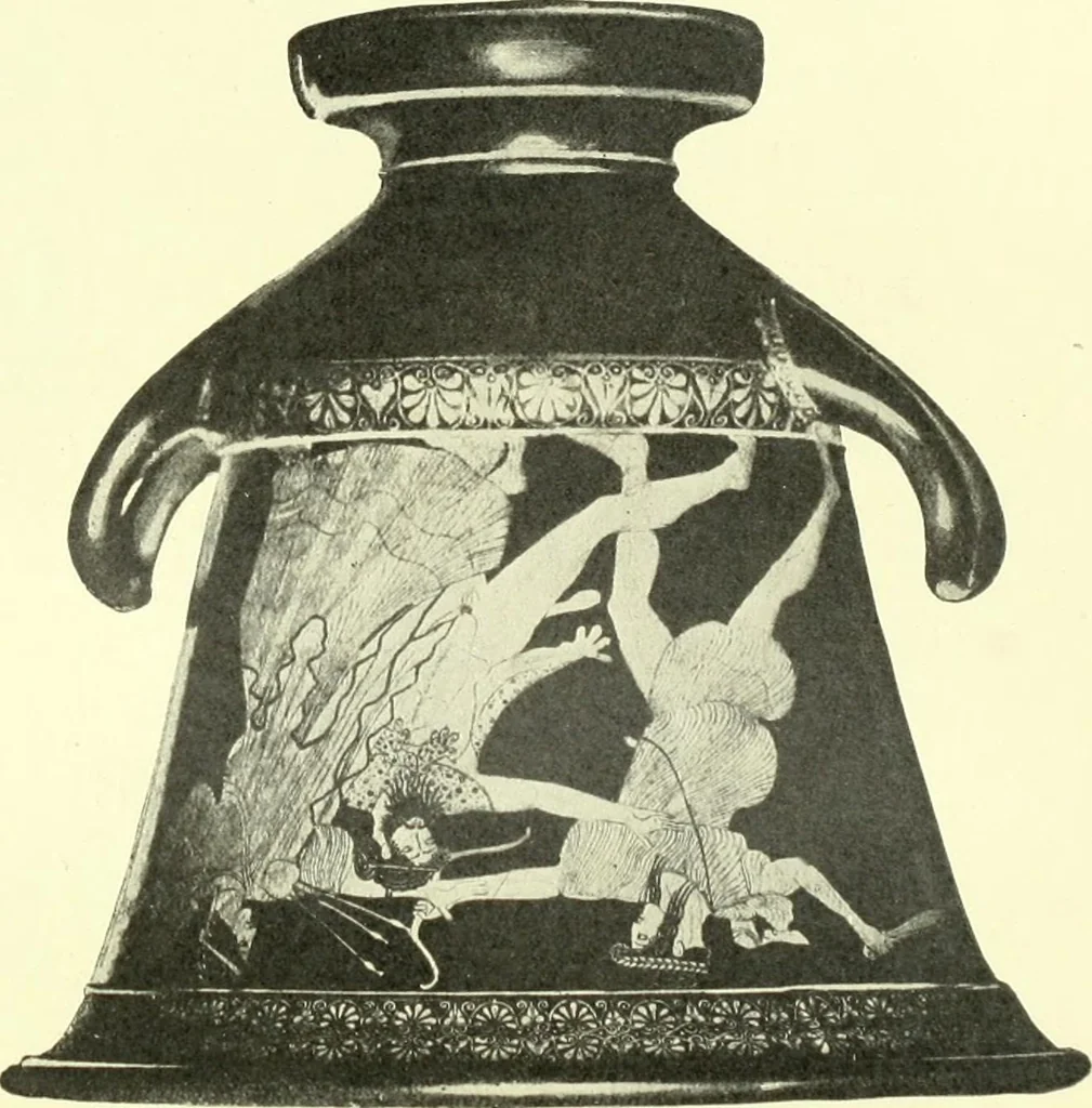 An illustration from Nouvelle mythologie illustrée, 1920, leaf 108
