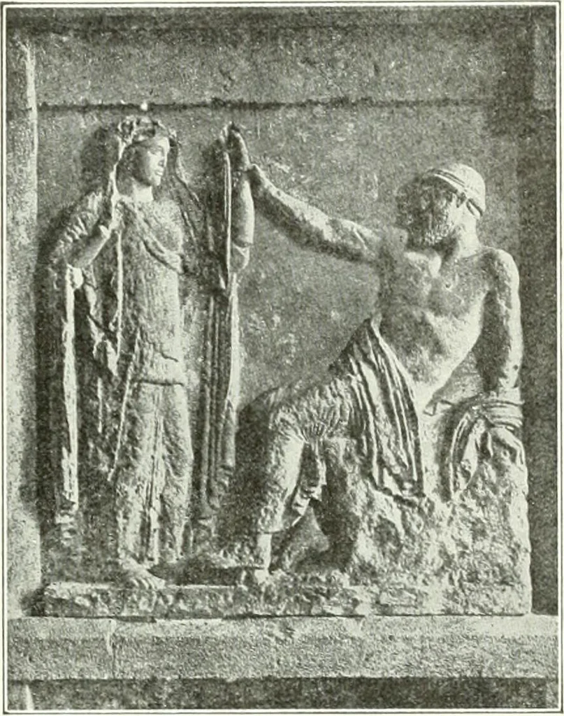 An illustration from Nouvelle mythologie illustrée, 1920, leaf 110
