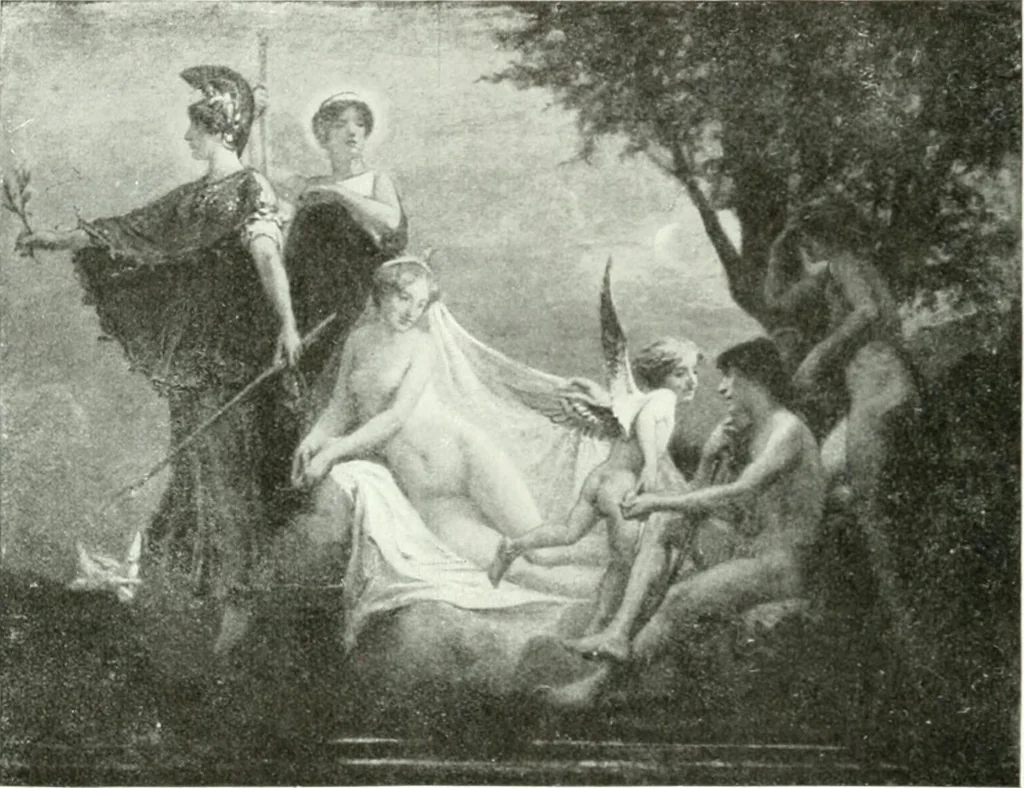 An illustration from Nouvelle mythologie illustrée, 1920, leaf 111
