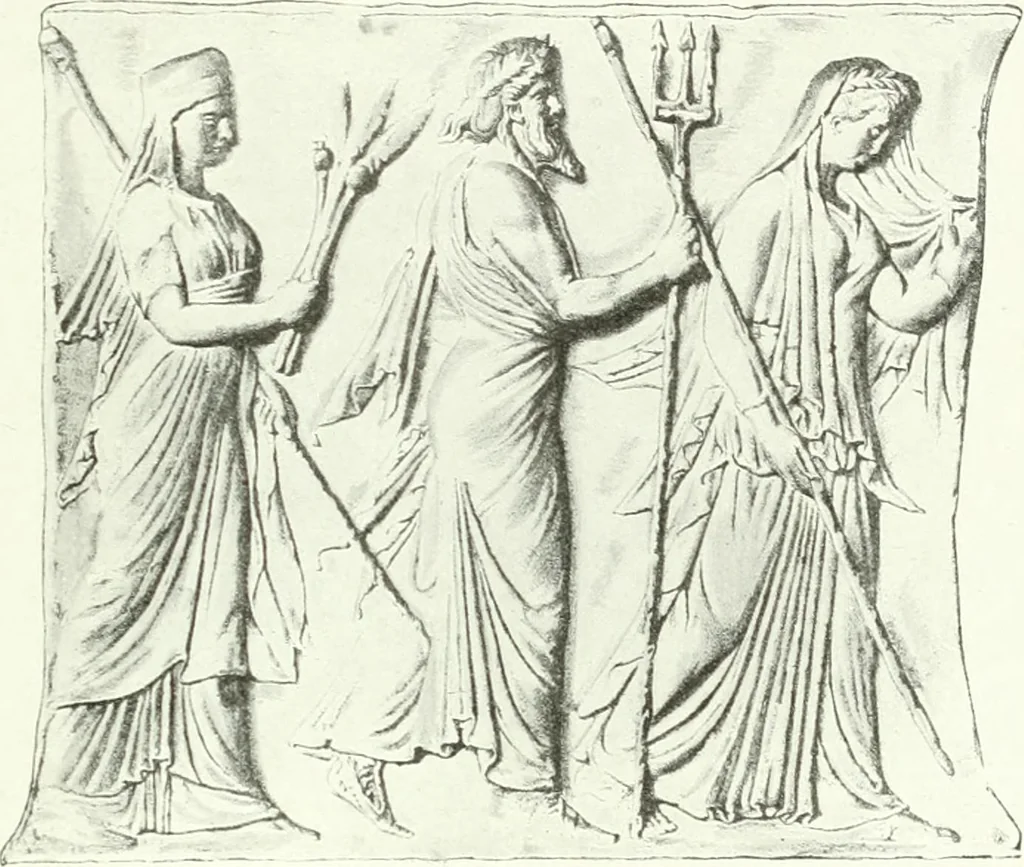 An illustration from Nouvelle mythologie illustrée, 1920, leaf 112