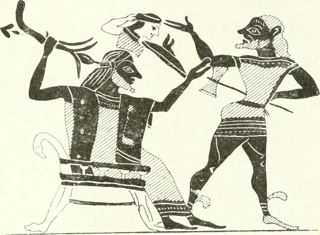 An illustration from Nouvelle mythologie illustrée, 1920, leaf 124