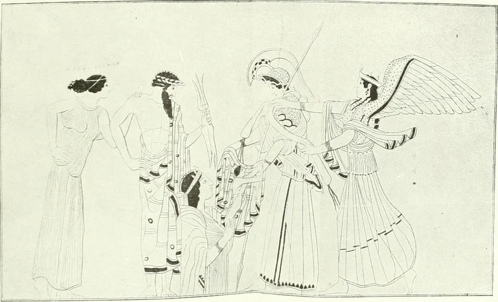 An illustration from Nouvelle mythologie illustrée, 1920, leaf 132