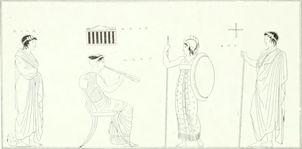 An illustration from Nouvelle mythologie illustrée, 1920, leaf 137