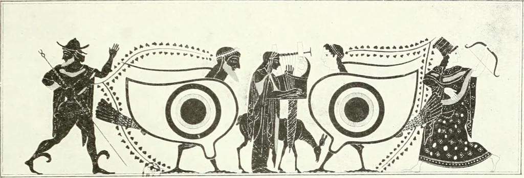 An illustration from Nouvelle mythologie illustrée, 1920, leaf 150